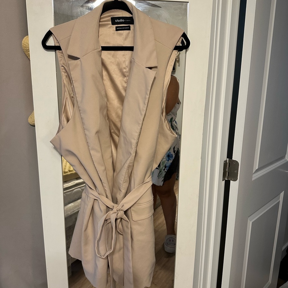 Torrid Beige Studio Vest